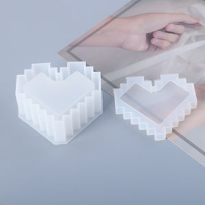 Pixel Love Storage Box Mold