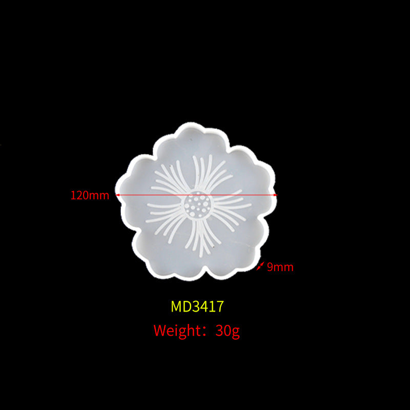 Small Flower Cup Cushion Mold