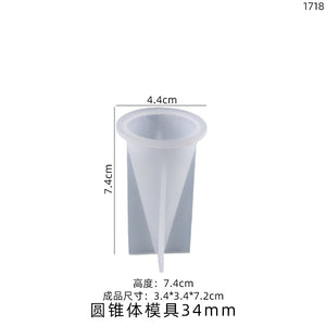 Cylindrical Cone Ring Holder Mold