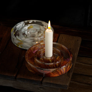 Large Circular Candle Holder Mold