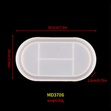 Load image into Gallery viewer, Oval Tray Silicone Mold
