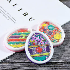 Cartoon Easter Egg Rabbit Hanging Silicone Mold