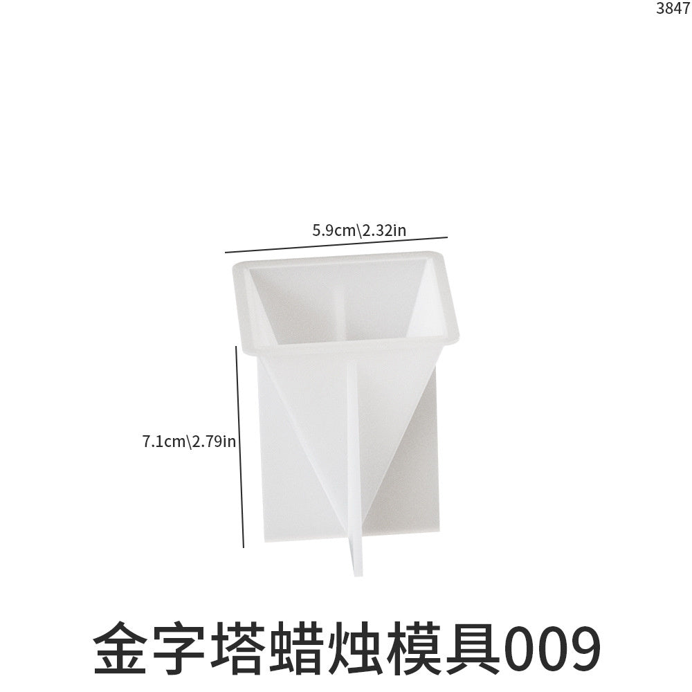 Stereoscopic Candle Silicone Mold