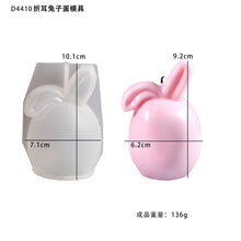 Load image into Gallery viewer, Easter Cute Egg Fold Ear Rabbit Candle Mold
