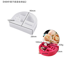 Load image into Gallery viewer, Square Round Storage Silicone Mold Jewelry Box Base with Lens
