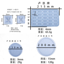 Load image into Gallery viewer, Lun Silicone Mold Mirror Disk Accessories
