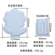 Load image into Gallery viewer, Flower Mirror Silicone Mold
