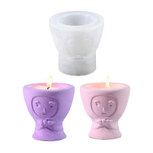 Load image into Gallery viewer, Butterfly Knot Face Candle Holder Mold

