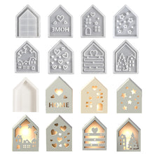 Load image into Gallery viewer, Luminous Hollow House Storage Box Silicone Mold
