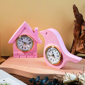 Bird House Clock Silicone Mold