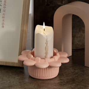 Flower Candle Holder Mold