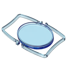 Load image into Gallery viewer, Elliptical Cosmetic Mirror Acrylic Lens Silicone Mold
