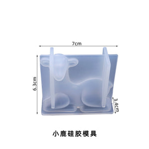 Small Deer Horn Tree Branch Display Frame Silicone Mold