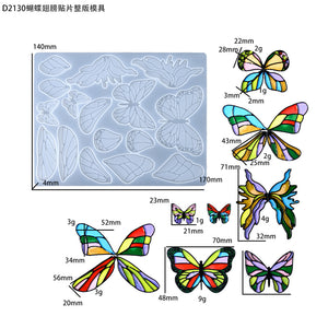 Butterfly Wings Earring Silicone Mold