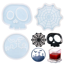 Load image into Gallery viewer, Halloween Coaster Mold
