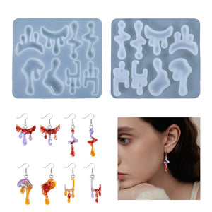 Lava Liquid Earring Pendant Silicone Mold