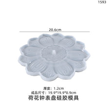 Load image into Gallery viewer, Irregular Flower Leaf Clock Plate Mold
