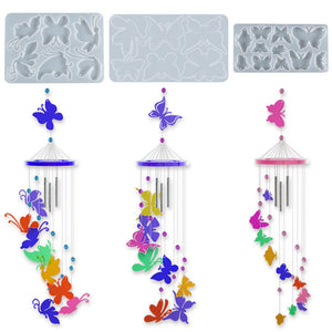 Butterfly Wind Chime Silicone Mold