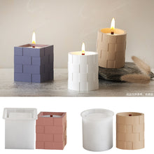 Load image into Gallery viewer, Mosaic Pen Holder Storage Box Candle Holder Mold

