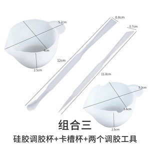 Silicone Mixing Cup Stirring Rod