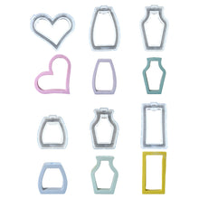 Load image into Gallery viewer, Geometric Hollow Tube Vase Silicone Mold
