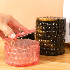 Round Diamond Stacked High Storage Box