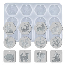 Load image into Gallery viewer, 12 Zodiac Full Edition Pendant Keychain Mold
