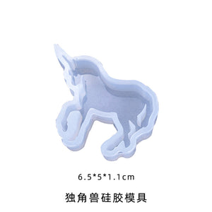 Unicorn Deer Iron Tower Pendant Mold