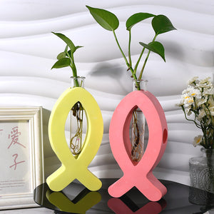 Geometric Fish shaped Hydroponic Silicone Mold