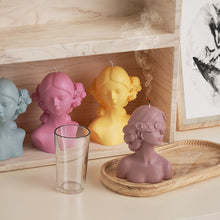 Load image into Gallery viewer, Rose Blindfolded Girl Candle Mold
