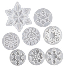 Load image into Gallery viewer, Snowflake Pendant Mold
