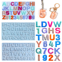 Load image into Gallery viewer, Letters Numbers Pendant Mold
