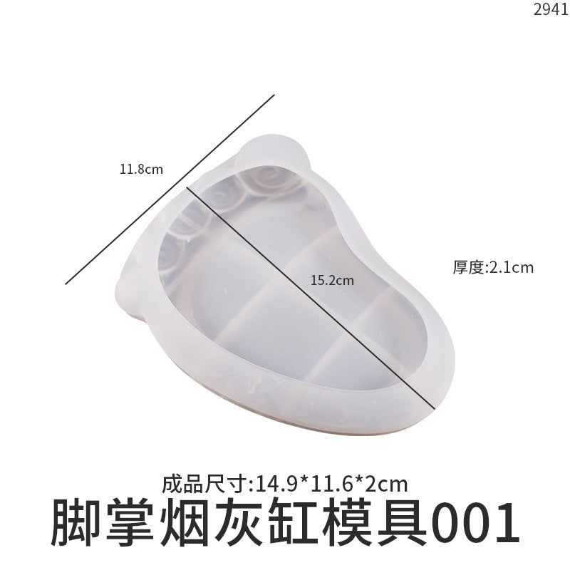 Foot Palm Ashtray Mold