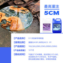 Load image into Gallery viewer, 3: 1 Epoxy Resin AB Special River Table
