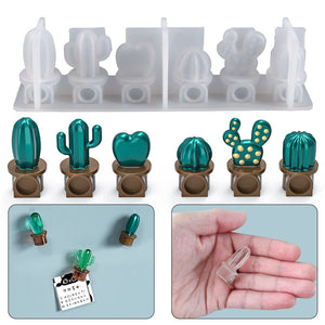 Cactus Refrigerator Sticker Mold