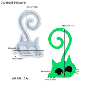 Three Kittens Wall Decoration Candle Holder Mold
