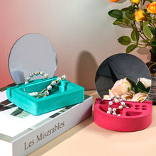 Load image into Gallery viewer, Square Round Storage Silicone Mold Jewelry Box Base with Lens
