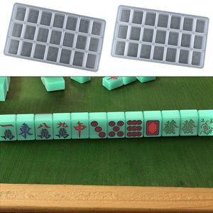 No. 46 Clear One Color Thirteen Eleven Mahjong Silicone Mold