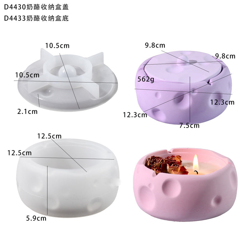 Circular Cheese Storage Box Mold