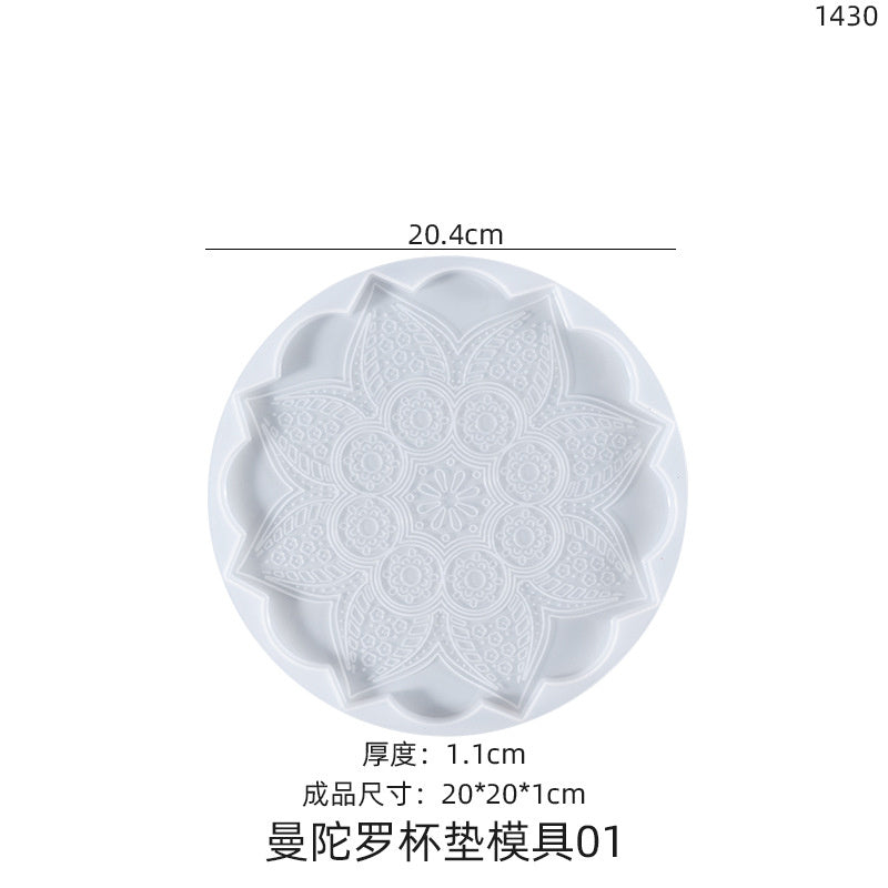 Mandala Coaster Mold