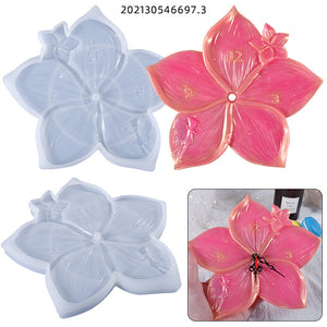 3D Sakura Wall Clock Silicone Mold