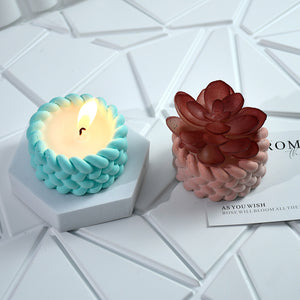Hemp Rope Holder Candle Cup Storage Mold