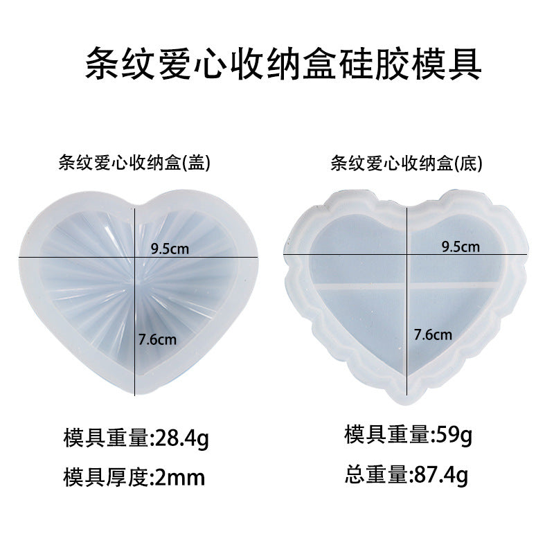 Stripe Love Storage Box Mold