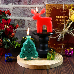 Christmas Series Tree Elk Candle Silicone Mold