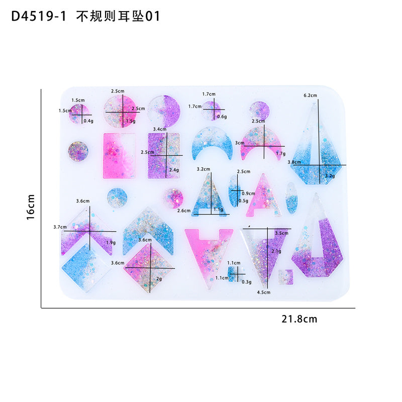 Irregular Pendant Silicone Mold