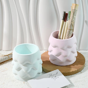 Tree Candle Cup Pen Holder Storage Mold