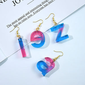 26 Lowercase English Letter Keychain Silicone Mold