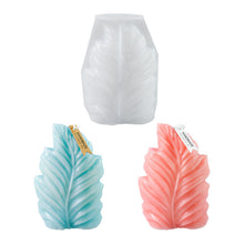 Load image into Gallery viewer, Leaf Ornament Candle Silicone Mold
