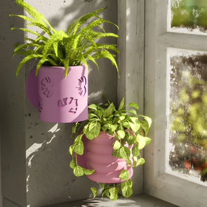 Multiple Wall Mounted Succulent Vases Silicone Mold