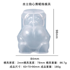 Embracing Standing Bear Candle Mold